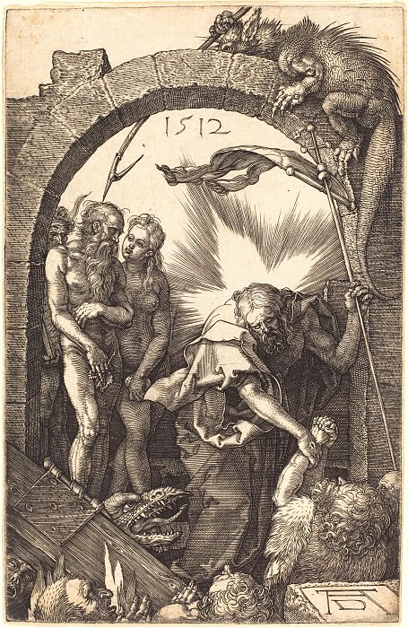 Christ's descent into hell. Durer Engravings
