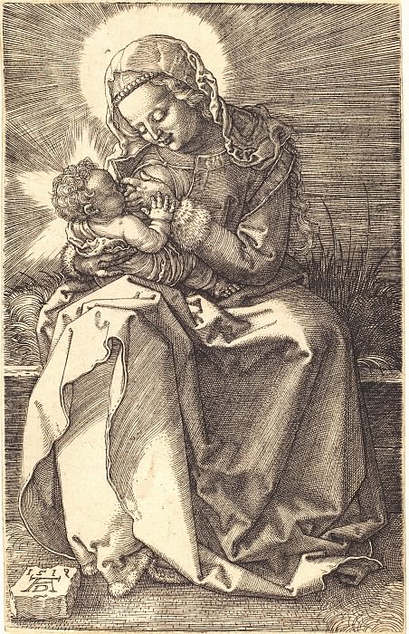 Madonna, nursing the Child. Durer Engravings