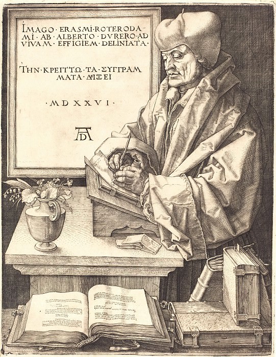Erasmus. Durer Engravings