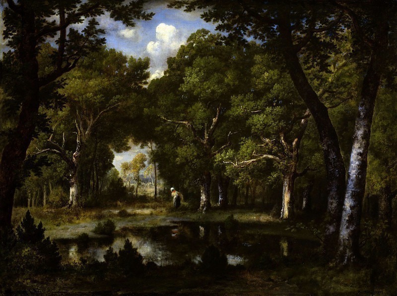 Pond in the Woods. Narcisse Virgilio Díaz de la Peña