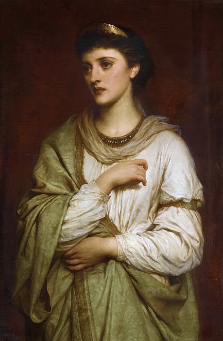 A Roman Maiden. Thomas Francis Dicksee