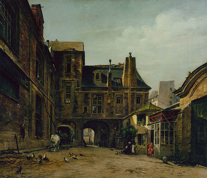 The Hotel de La Vieuville; L’hôtel de La Vieuville. Victor Dargaud