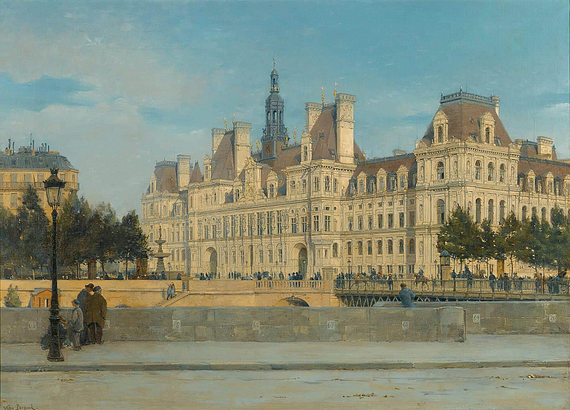 Paris City Hall; L’hôtel de Ville de Paris. Victor Dargaud