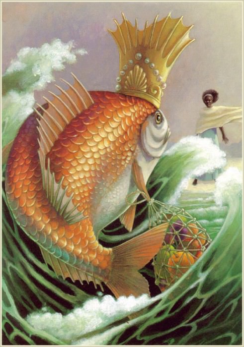 Marie And Redfish. Diane Dillon