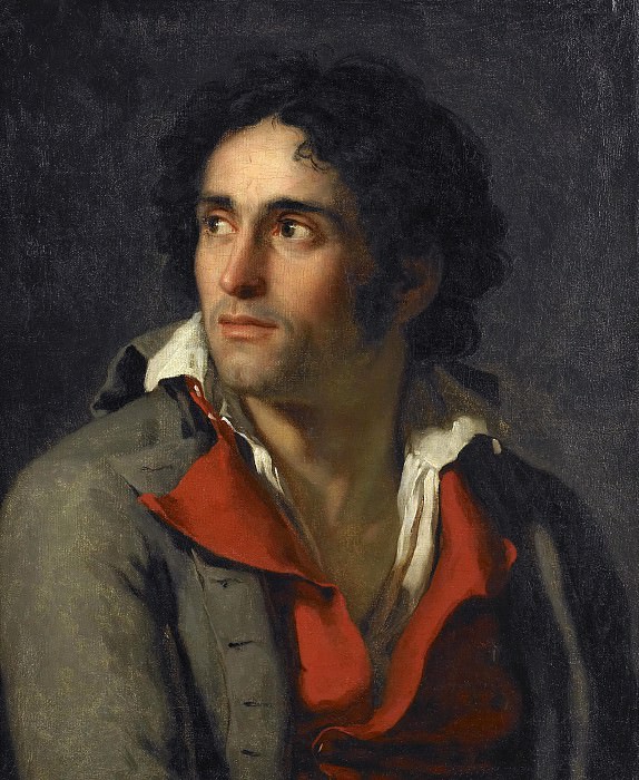 Мужской портрет (предположительно тюремщика художника). Жак-Луи Давид