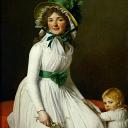 Mme. Seriziat and her son, Jacques-Louis David