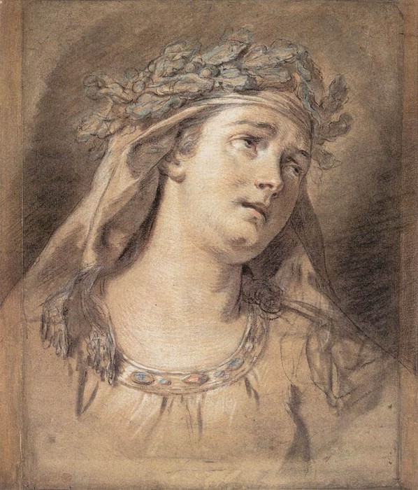 Sorrow. Jacques-Louis David