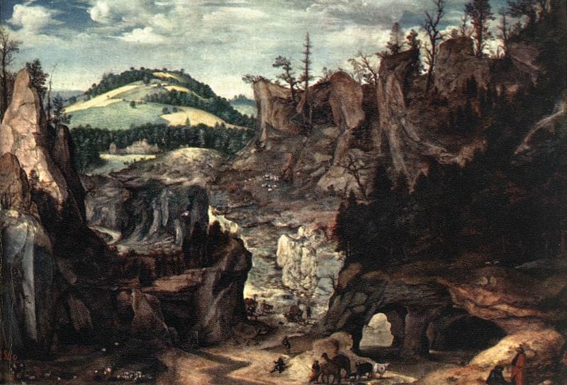 Landscape with Shepherds. Cornelis van Dalem