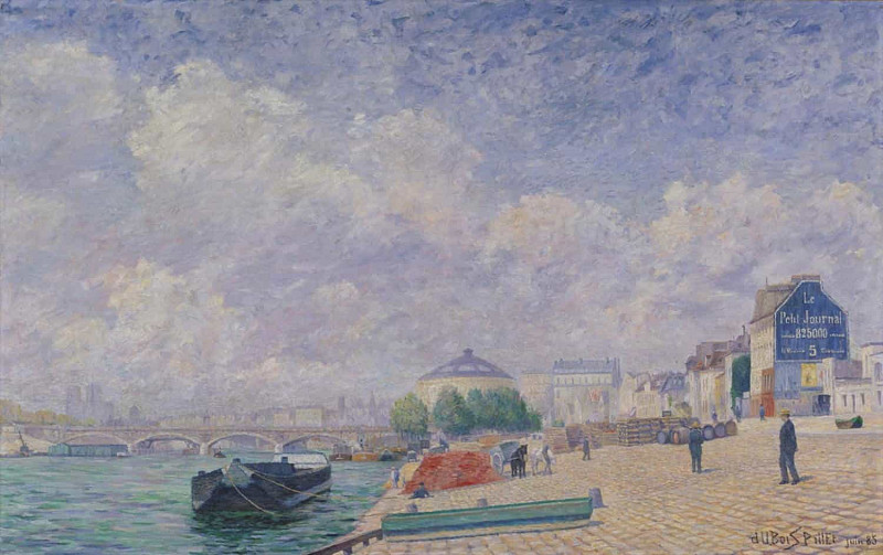 The Seine at Bercy. Albert Dubois-Pillet