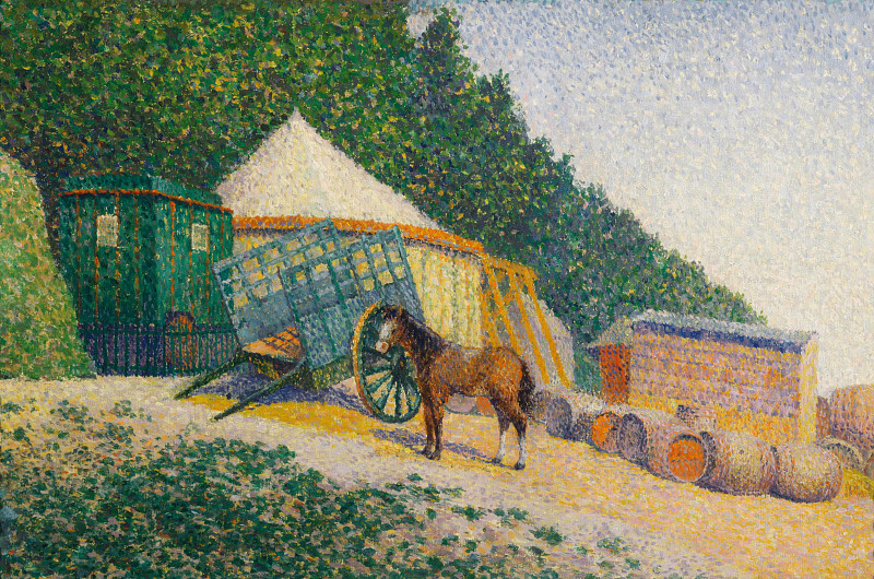 Little Circus Camp. Albert Dubois-Pillet