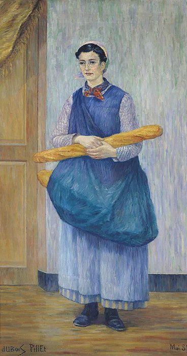 Lady Carrying Bread. Albert Dubois-Pillet