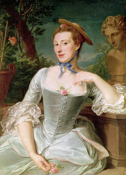 Madame de Pompadour. Francois-Hubert Drouais
