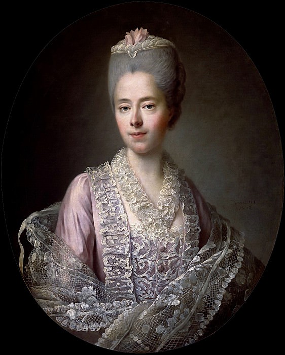 Guillemette Moulin de la Raciniere, Madame d’Angot. Francois-Hubert Drouais
