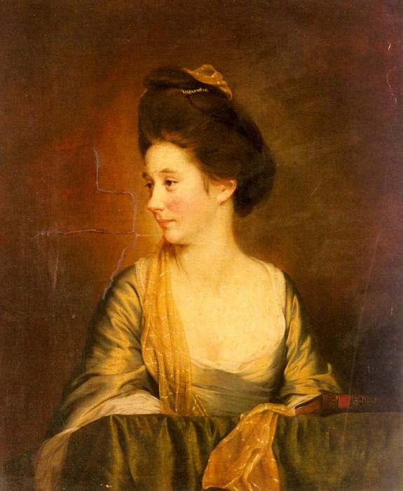 Portrait of Susannah Leigh. Joseph Wright of Derby