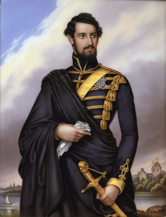 Карл XV (1826-1872), король Швеции. Фридрих Дюрк (Последователь)