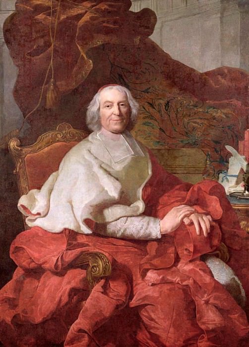 Cardinal Andre Hercule de Fleury Bishop of Fregus and Prime Minister to Louis XV. Joseph Siffred Duplessis