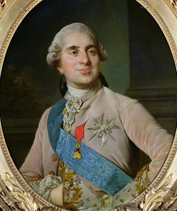 Медальон с портретом Людовика XVI (1754-93). Жозеф Сиффред Дюплесси