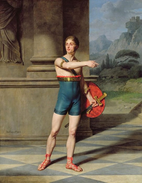 Portrait of Nicolas Baptiste in the role of Horace. Martin Drolling