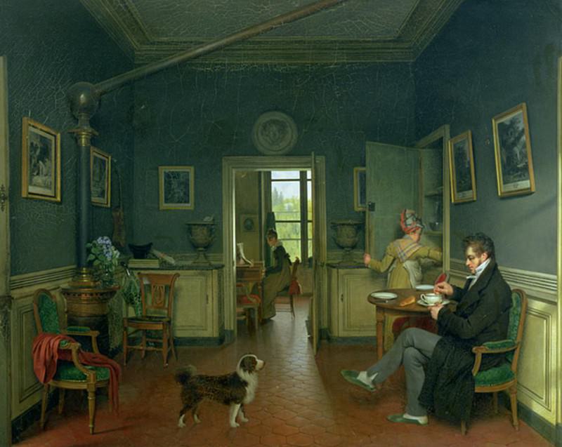 Interior of a Dining Room. Martin Drolling