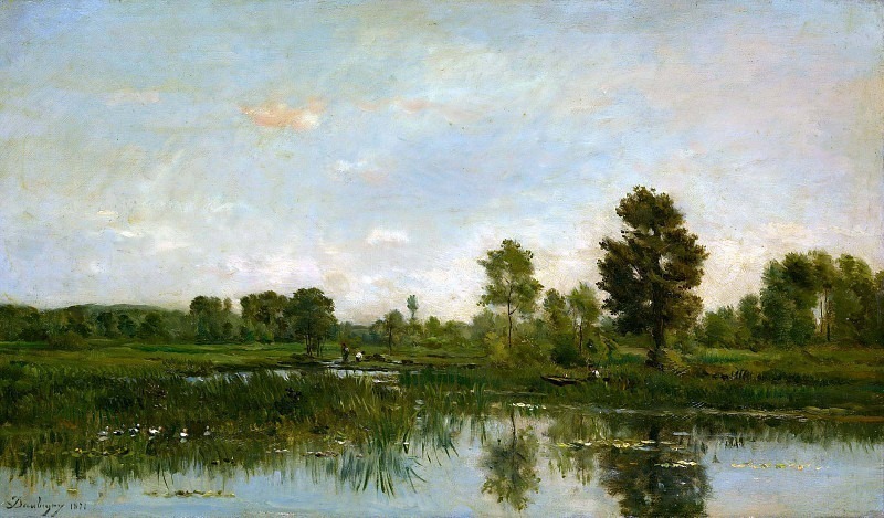The Marsh. Charles-Francois Daubigny