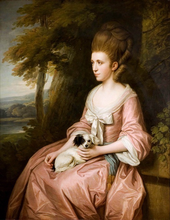 Portrait Of Miss Hargreaves. Nathaniel Dance-Holland