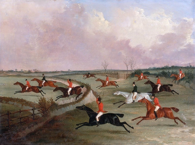 Загонная охота - Вторые лошади, после Генри Алкена. Джон Долби