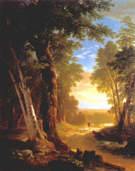 the beeches 1845. Asher Brown Durand