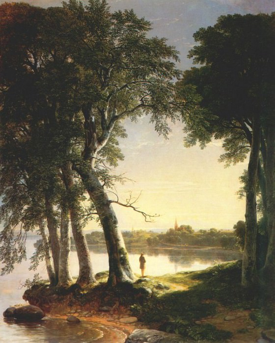 Холодное раннее утро весной, 1850. Ашер Браун Дюран