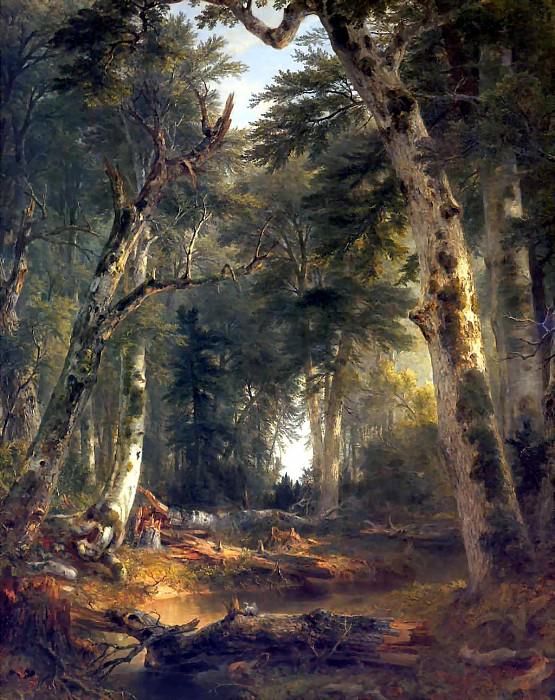В лесах, 1855. Ашер Браун Дюран
