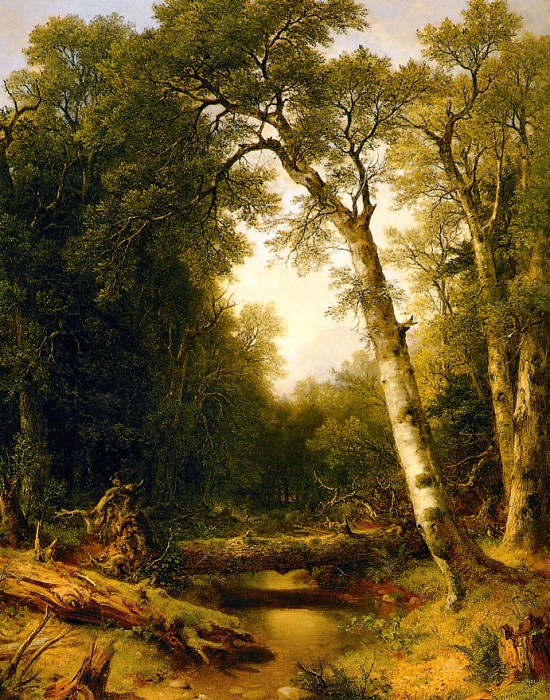 A Stream in the Wood. Asher Brown Durand