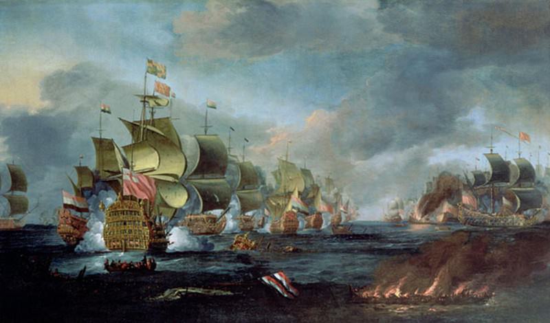 The Battle of Lowestoft, June 3rd. Adriaen van Diest