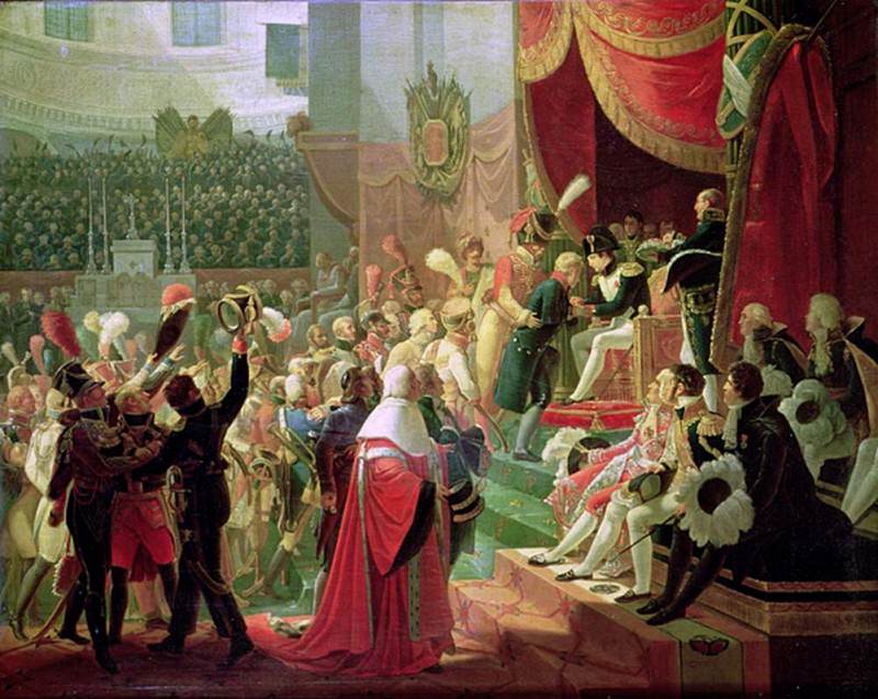 The First Distribution of Crosses of the Legion of Honour in the Church of the Invalides, 14th July 1804