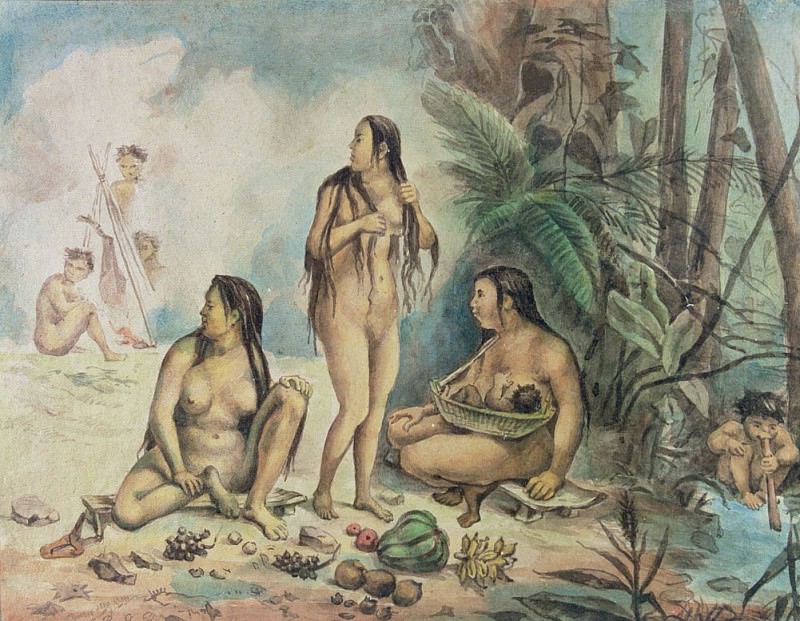 Indigenous Population of Cantagalo. Jean Baptiste Debret