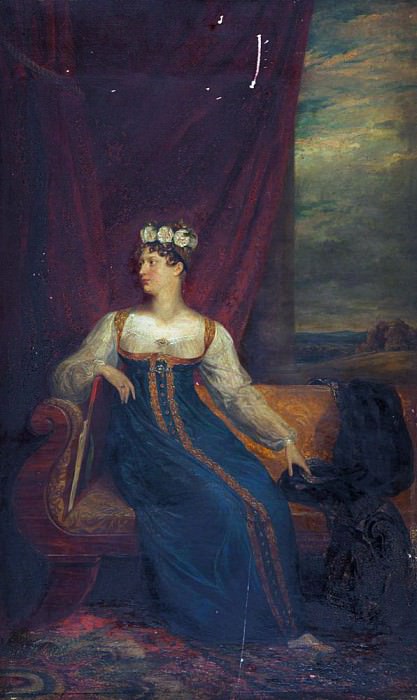 Portrait of Princess Charlotte of Wales and Saxe Coburg