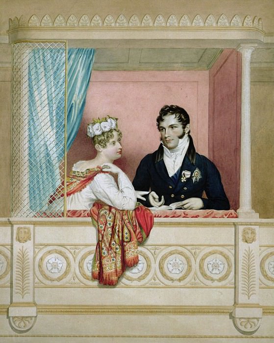 Принцесса Шарлотта Августа Уэльская (1796-1817) и Леопольд Саксен-Кобург-Готский. Джордж Доу