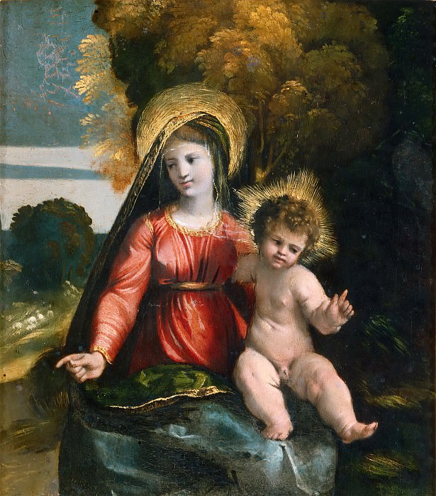 Madonna and Child. Dosso (Giovanni Francesco di Niccolò di Luteri) Dossi