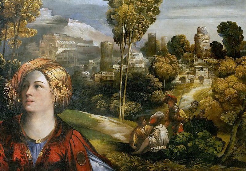 Circe (or Melissa) (detail). Dosso (Giovanni Francesco di Niccolò di Luteri) Dossi