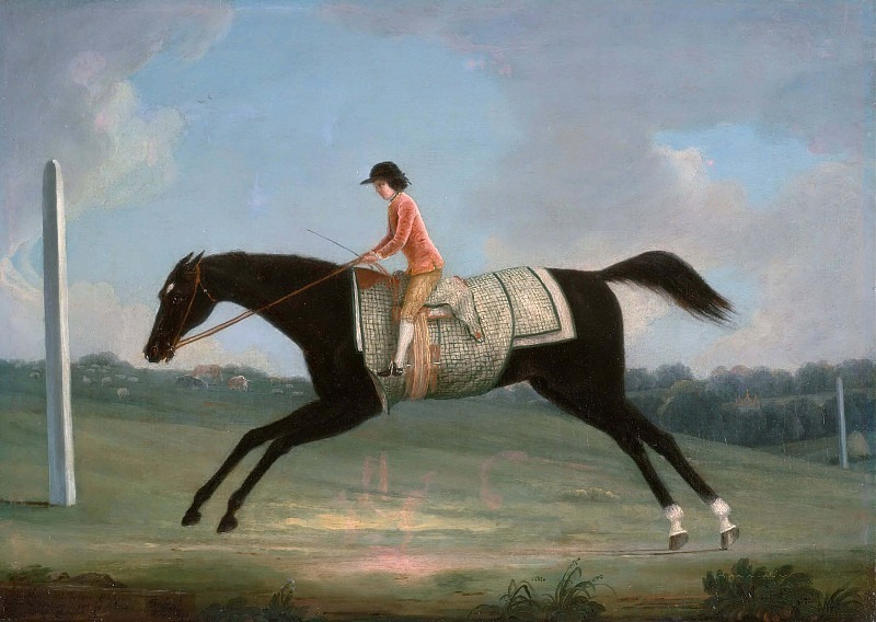 Borlase Cokayne as a Boy riding Sultana. Thomas Smith of Derby
