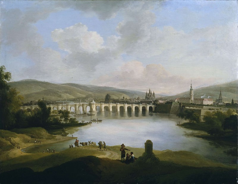 View of a Town. Christian Wilhelm Ernst Dietrich