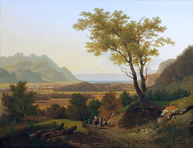 Lowlands With Lake Geneva. Francois Diday