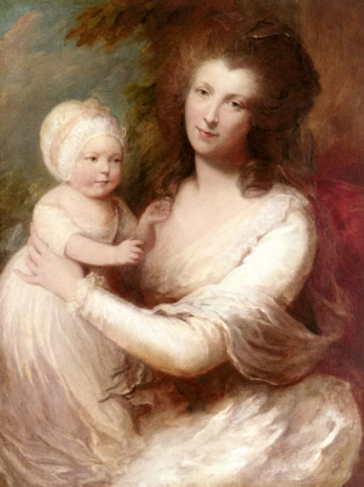 Dupont Gainsborough Portrait Of Lady Baillie. Гейнсборо Дюпон