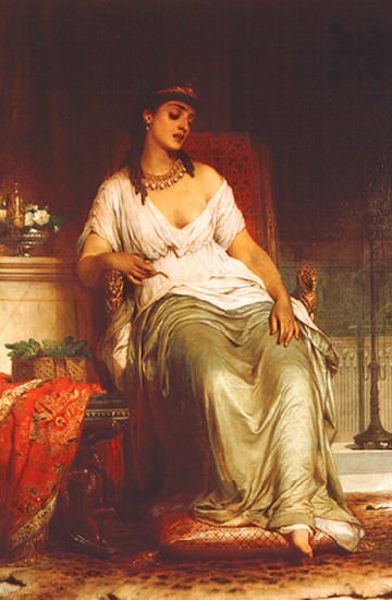 Cleopatra. Sir Frank Bernard Dicksee