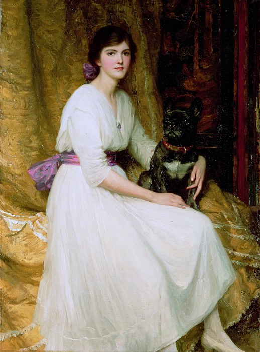 Portrait of Miss Dorothy Dicksee. Sir Frank Bernard Dicksee