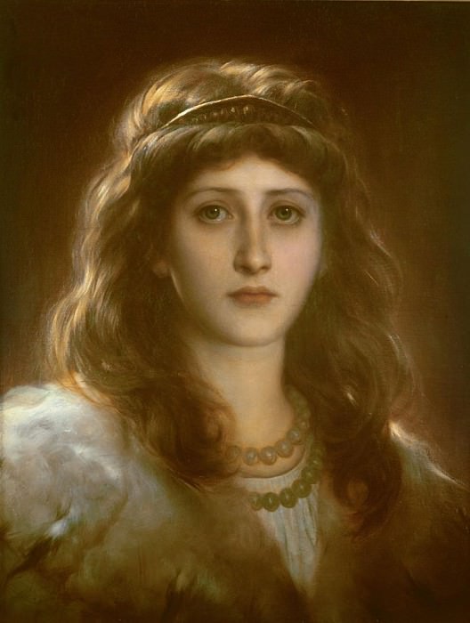 Portrait of a Lady. Sir Frank Bernard Dicksee