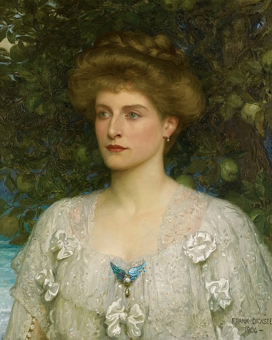 Portrait Of Susannah Pearson. Sir Frank Bernard Dicksee