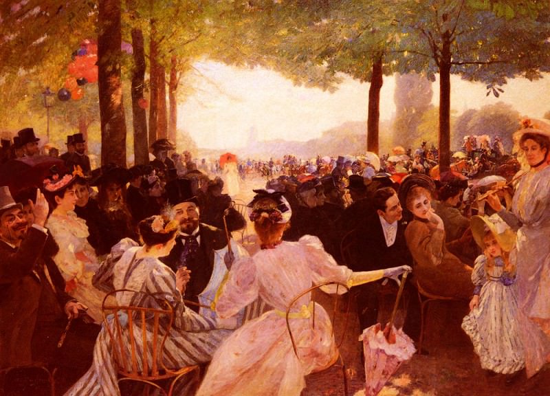 Avenue Du Bois-De-Boulogne, Club Des Pannes. Albert Marie Adolphe Dagnaux