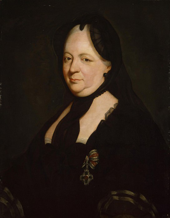 Мария Терезия в трауре. Джозеф Дюкре
