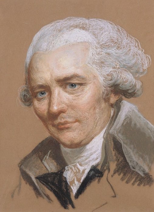 Portrait of Pierre Choderlos De Laclos (1741-1803) officer and French writer. Joseph Ducreux