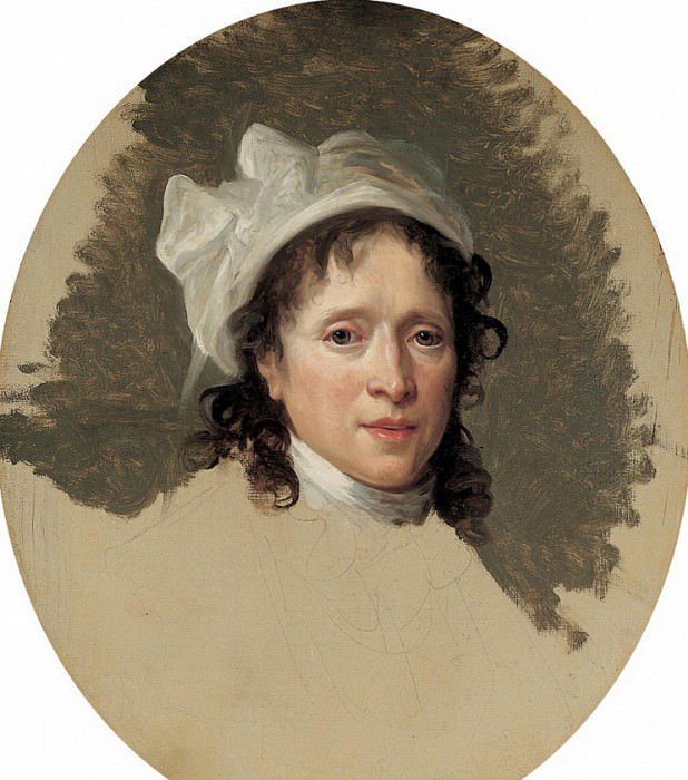 Portrait of a lady. Joseph Ducreux
