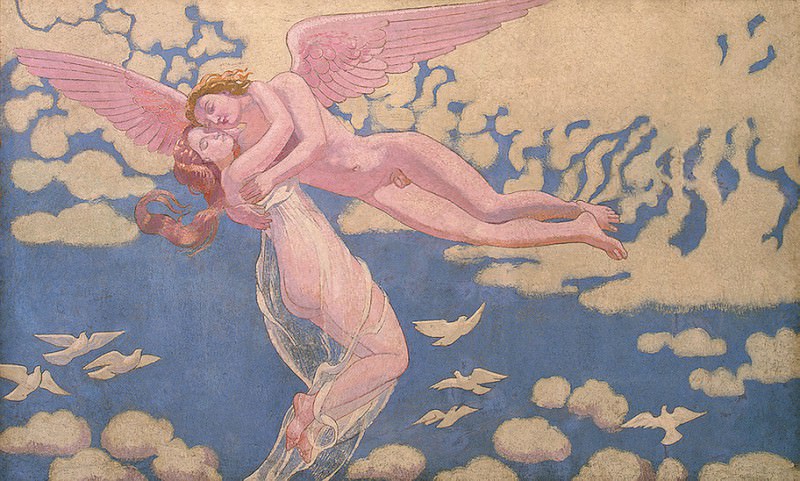 Panel 7. Cupid Carrying Psyche Up to Heaven, 1908, Ere. Maurice Denis